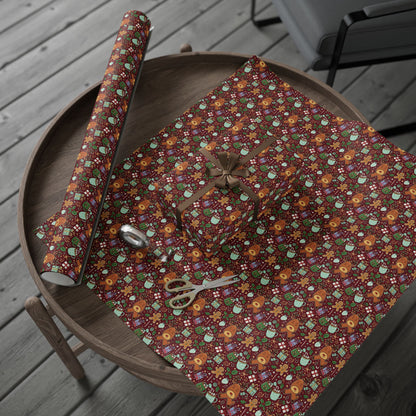 Christmas Cookies and Reindeer — Wrapping Paper Roll