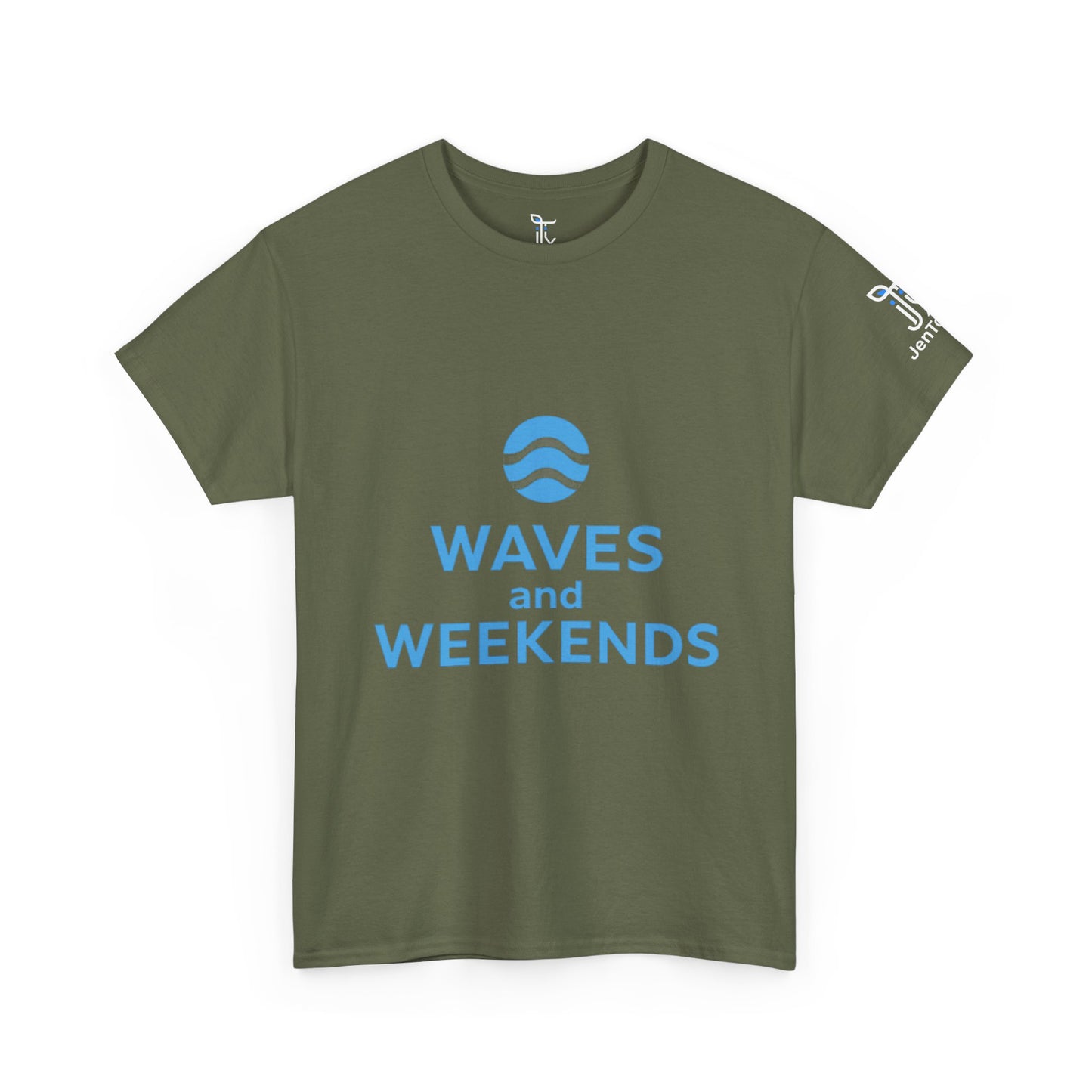 Waves and Weekends Tee - My Commute is to the Sandbar