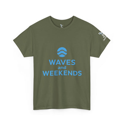 Waves and Weekends Tee - My Commute is to the Sandbar