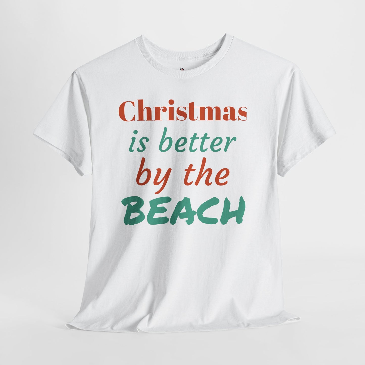 “Christmas Is Better by the Beach” — Holiday T-Shirt