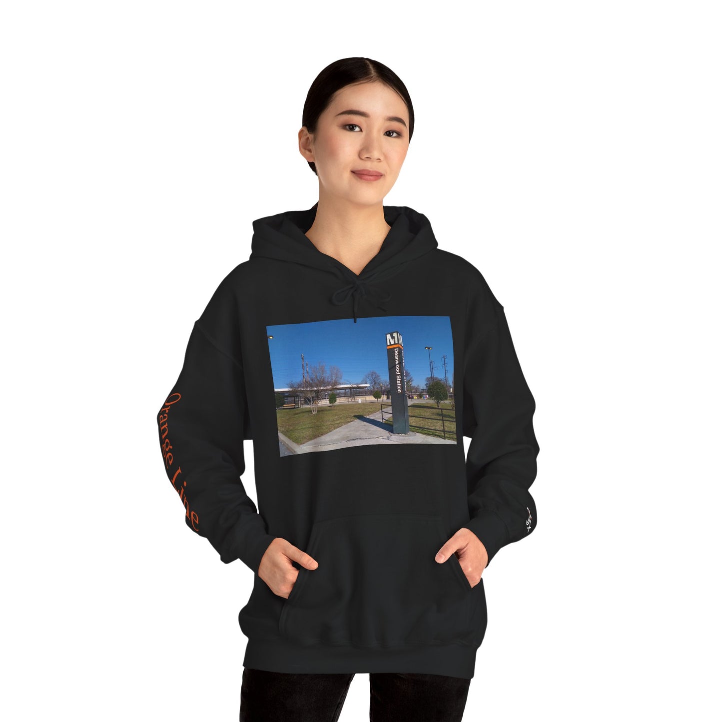 Orange Line Metro Hoodie